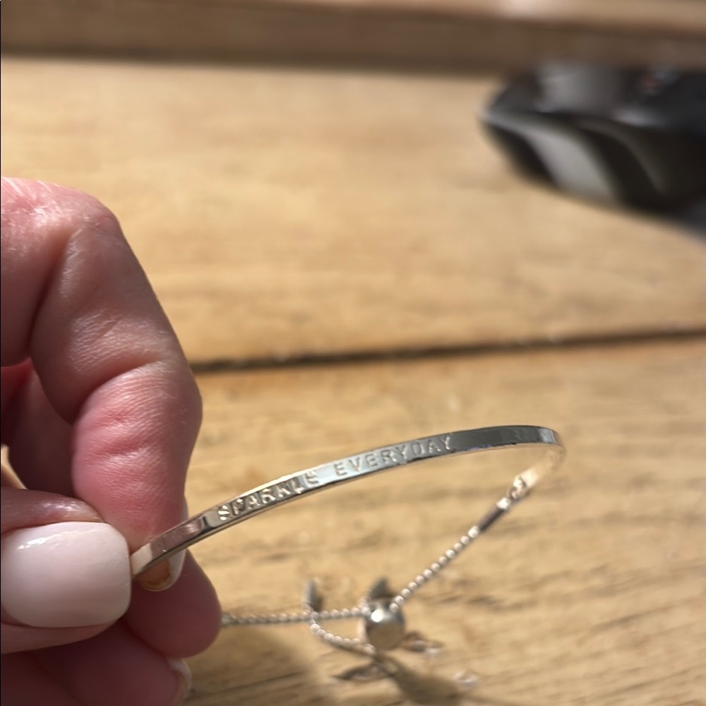 Silver Bracelet with Engraving